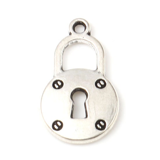 Lock Charm | Lock Pendant | Lock Jewelry | Padlock Charm | Padlock Jewelry | Law Enforcement Jewelry |