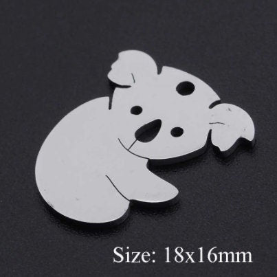 Koala Bear Charm | Koala Bear Jewelry | Koala Charm | Koala Jewelry | Koala Bear Pendant | Clip On Charm