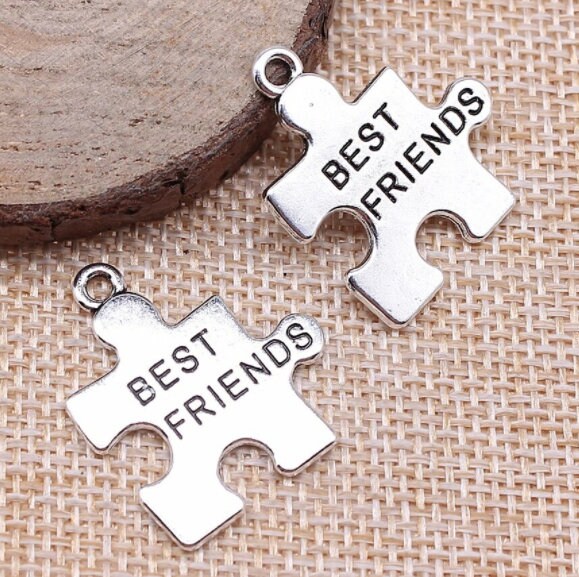 Beautiful Inside and Out Charm | Jewelry Supply | Motivational Charm | Gift for Best Friend | Crafter Gift | Size 27mm x 24mm | ONE Charm