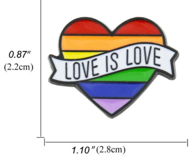 LGBTQ Pride Pins | LGBTQ Jewelry | Tack Pins | Four Different Styles