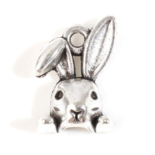 Bunny Charm | Bunny Rabbit Charm | Rabbit Jewelry | Gift for Rabbit Lover | Gift for Easter | Gift for Bunny Mom