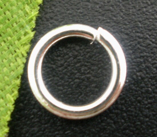 7mm Jump Rings | Silver Plate Tibetan Silver Jump Rings | Jewelry Findings | Pack of 500