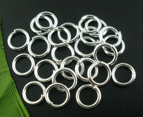 7mm Jump Rings | Silver Plate Tibetan Silver Jump Rings | Jewelry Findings | Pack of 500