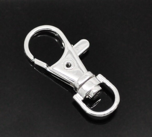 Silver Swivel Clips | Purse Clips | Purse Clip Findings