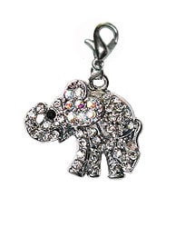 Elephant Charm | Rhinestone Elephant Bling | Elephant Jewelry | Elephant Pendant | Elephant Gift | Gift for Elephant Lover